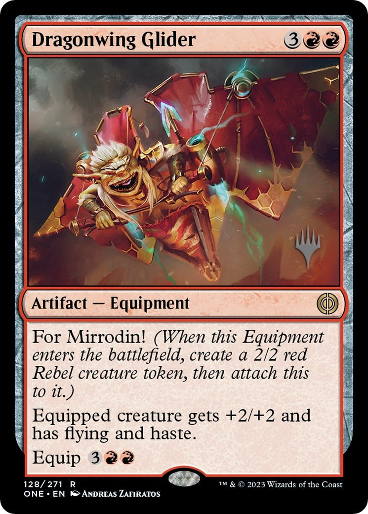 Image for Dragonwing Glider (Promo Pack: Phyrexia: All Will Be One) (128) - Magic: The Gathering