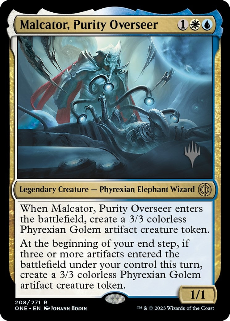 Image for Malcator, Purity Overseer (Promo Pack: Phyrexia: All Will Be One) (208) - Magic: The Gathering