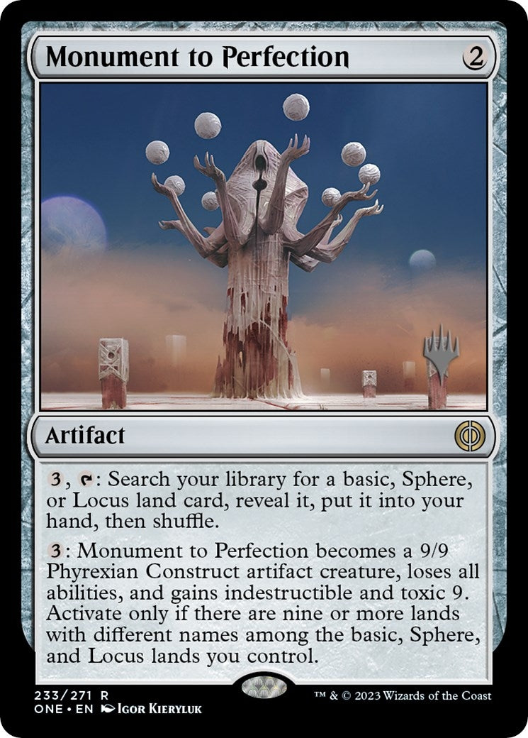 Image for Monument to Perfection (Promo Pack: Phyrexia: All Will Be One) (233) - Magic: The Gathering
