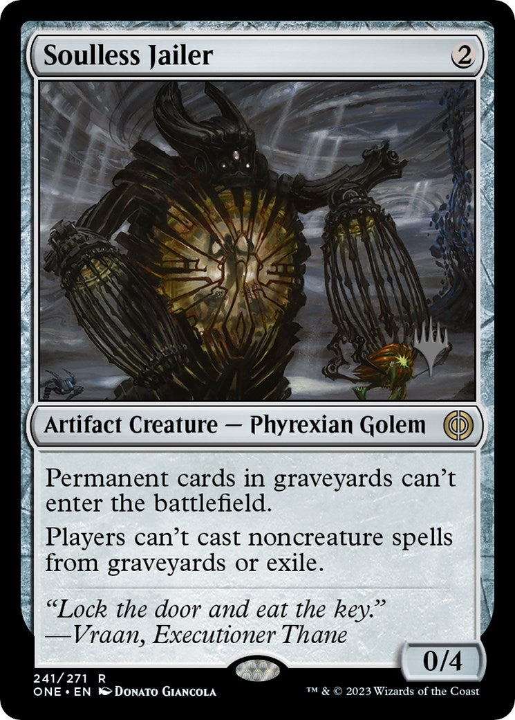 Image for Soulless Jailer (Promo Pack: Phyrexia: All Will Be One) (241) - Magic: The Gathering