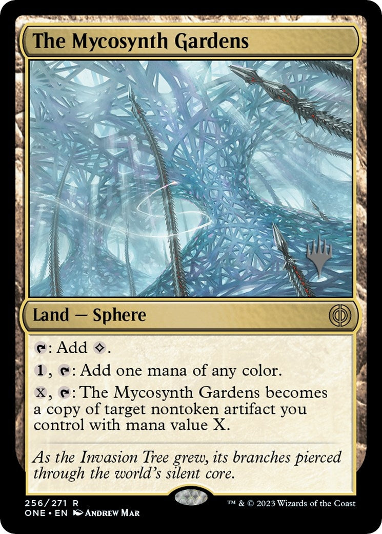 Image for The Mycosynth Gardens (Promo Pack: Phyrexia: All Will Be One) (256) - Magic: The Gathering