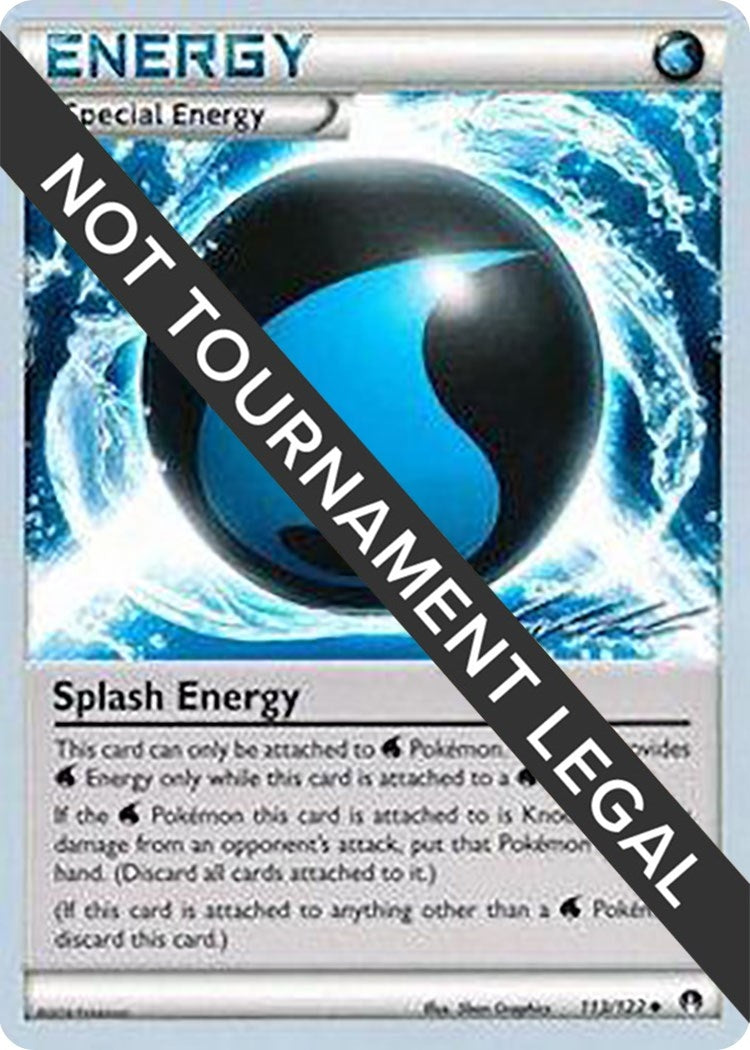 Image for Splash Energy - 2016 (Cody Walinski) (World Championship Decks) (113/122) - Pokemon