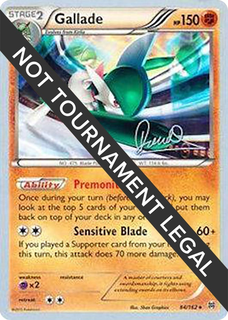 Image for Gallade - 2017 (Diego Cassiraga) (World Championship Decks) (84/162) - Pokemon