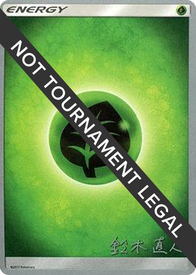 Image for Grass Energy - 2017 (Naoto Suzuki) (World Championship Decks) - Pokemon