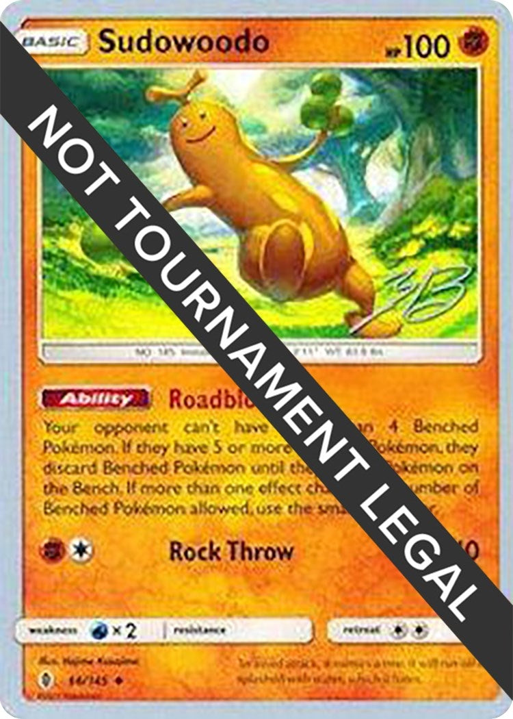 Image for Sudowoodo - 2017 (Zachary Bokhari) (World Championship Decks) (66/145) - Pokemon