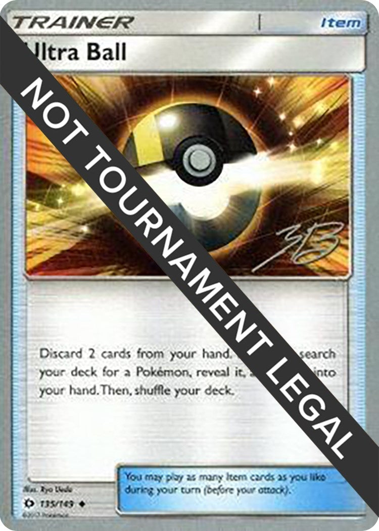 Image for Ultra Ball - 2017 (Zachary Bokhari) (World Championship Decks) (135/124) - Pokemon