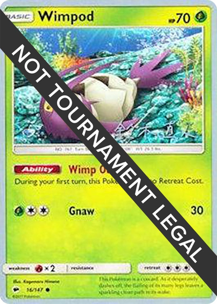 Image for Wimpod - 2017 (Naoko Suzuki) (World Championship Decks) (16/147) - Pokemon