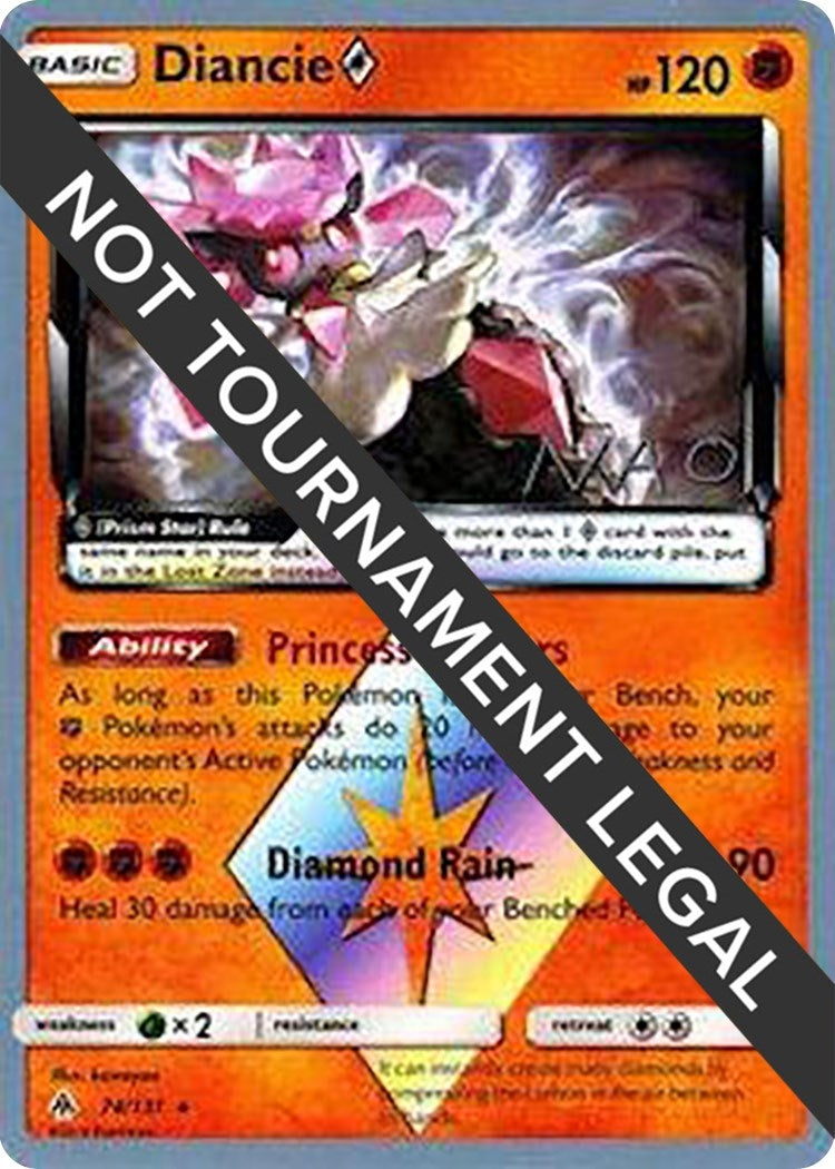 Image for Diancie Prism Star - 2018 (Naohito Inoue) (World Championship Decks) (74/131) - Pokemon