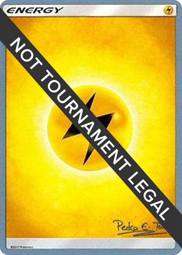 Image for Lightning Energy - 2018 (Pedro Eugenio Torres) (World Championship Decks) - Pokemon