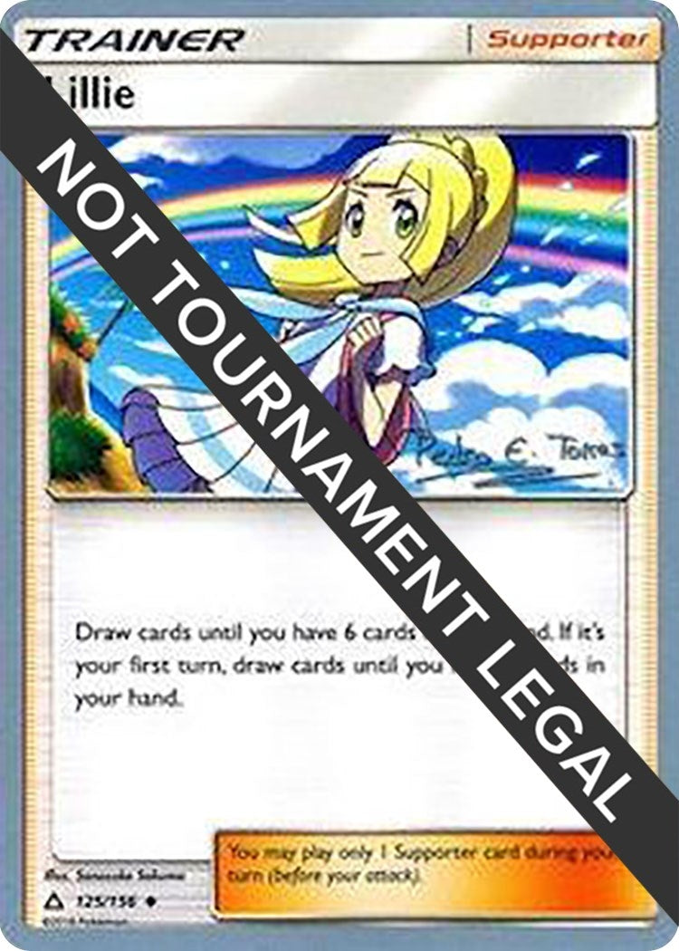Image for Lillie - 2018 (Pedro Eugenio Torres) (World Championship Decks) (125/156) - Pokemon