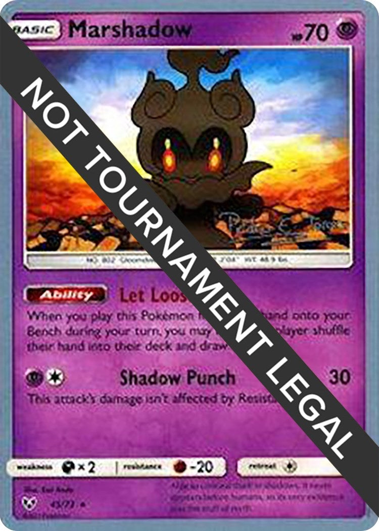Image for Marshadow - 2018 (Pedro Eugenio Torres) (World Championship Decks) (45/73) - Pokemon