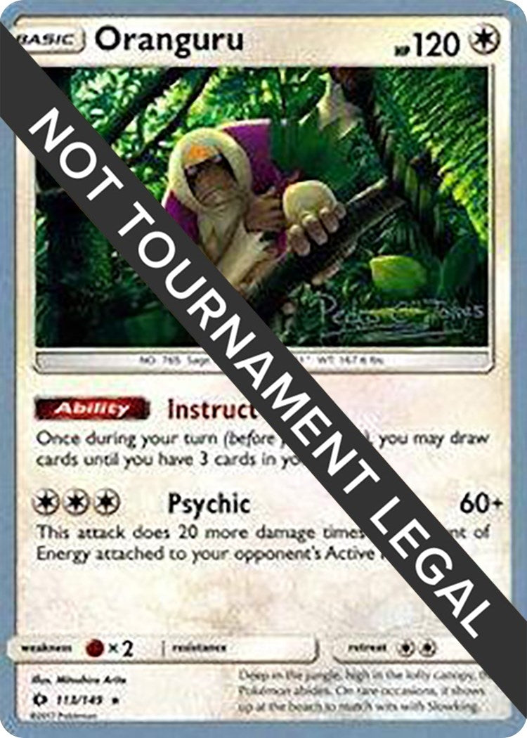 Image for Oranguru - 2018 (Pedro Eugenio Torres) (World Championship Decks) (113/149) - Pokemon