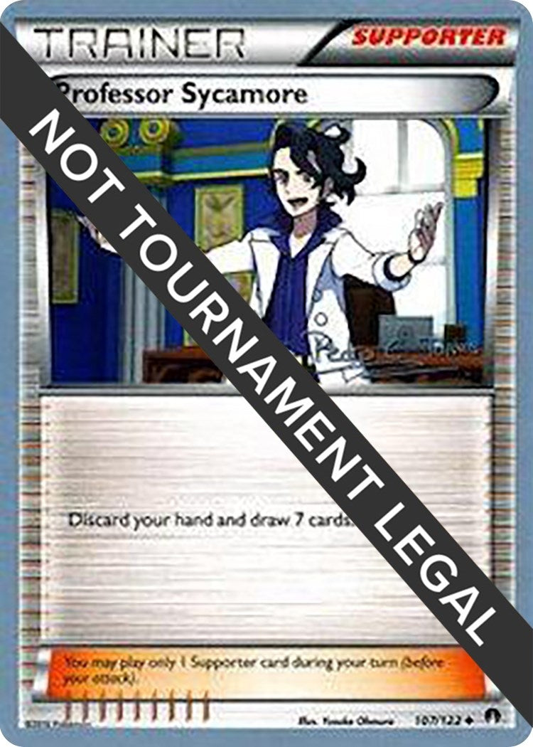 Image for Professor Sycamore - 2018 (Pedro Eugenio Torres) (World Championship Decks) (107/122) - Pokemon