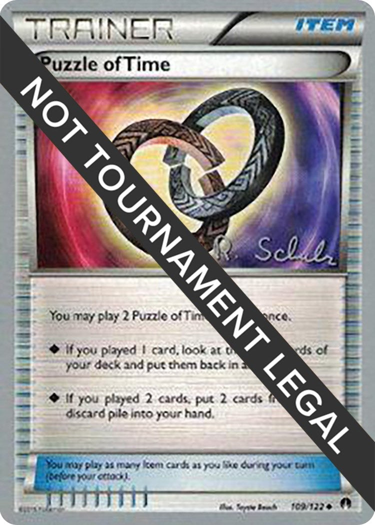 Image for Puzzle of Time - 2018 (Robin Schulz) (World Championship Decks) (109/122) - Pokemon
