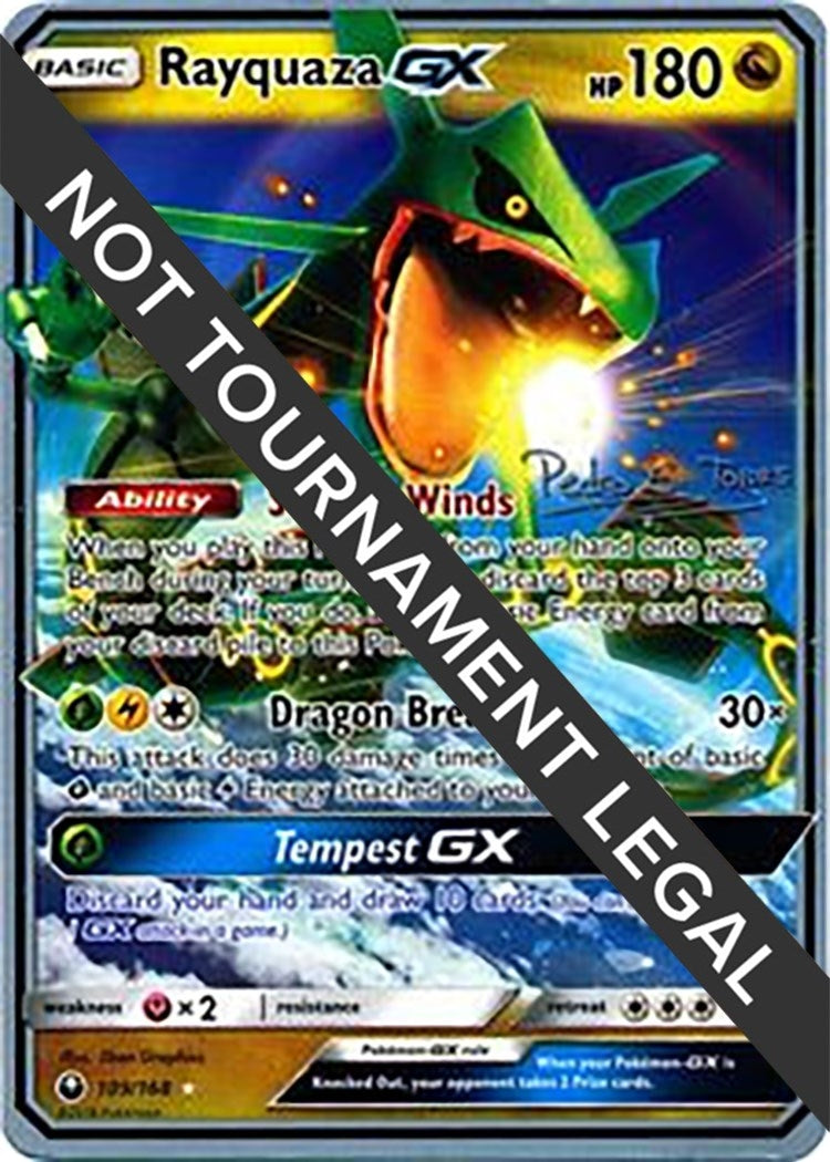 Image for Rayquaza GX - 2018 (Pedro Eugenio Torres) (World Championship Decks) (109/168) - Pokemon