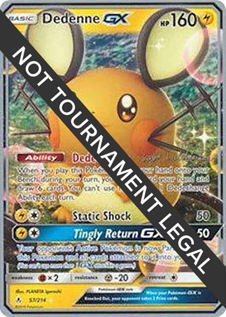 Image for Dedenne GX - 2019 (Kaya Lichtleitner) (World Championship Decks) (57/214) - Pokemon
