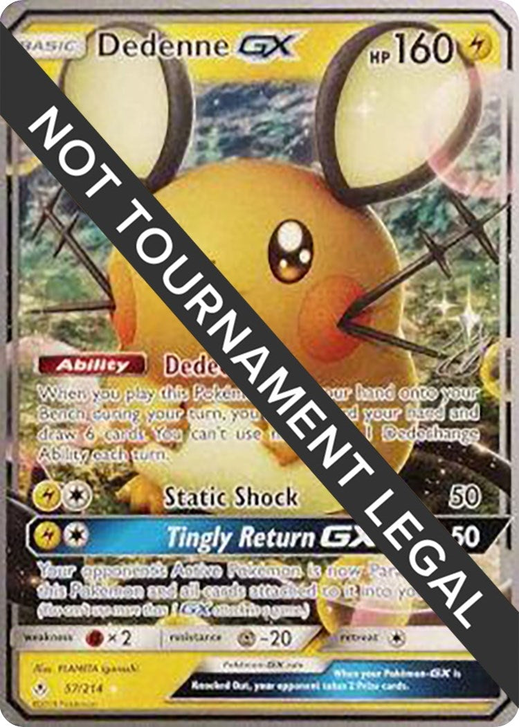 Image for Dedenne GX - 2019 (Henry Brand) (World Championship Decks) (57/214) - Pokemon