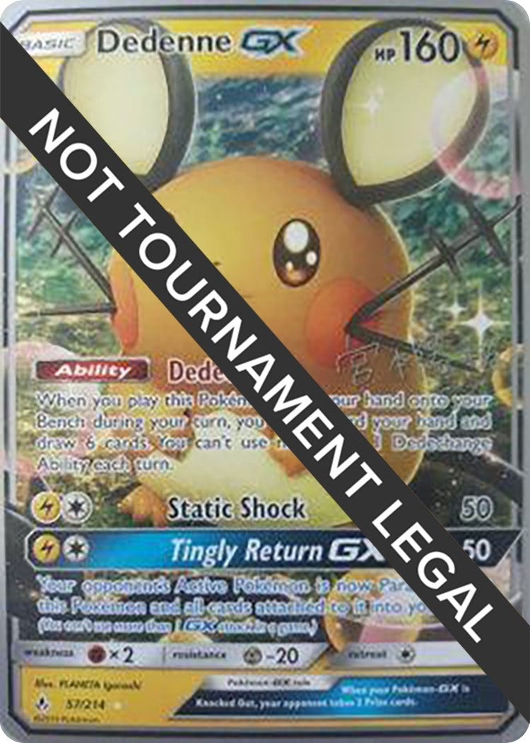 Image for Dedenne GX - 2019 (Haruki Miyamoto) (World Championship Decks) (57/214) - Pokemon