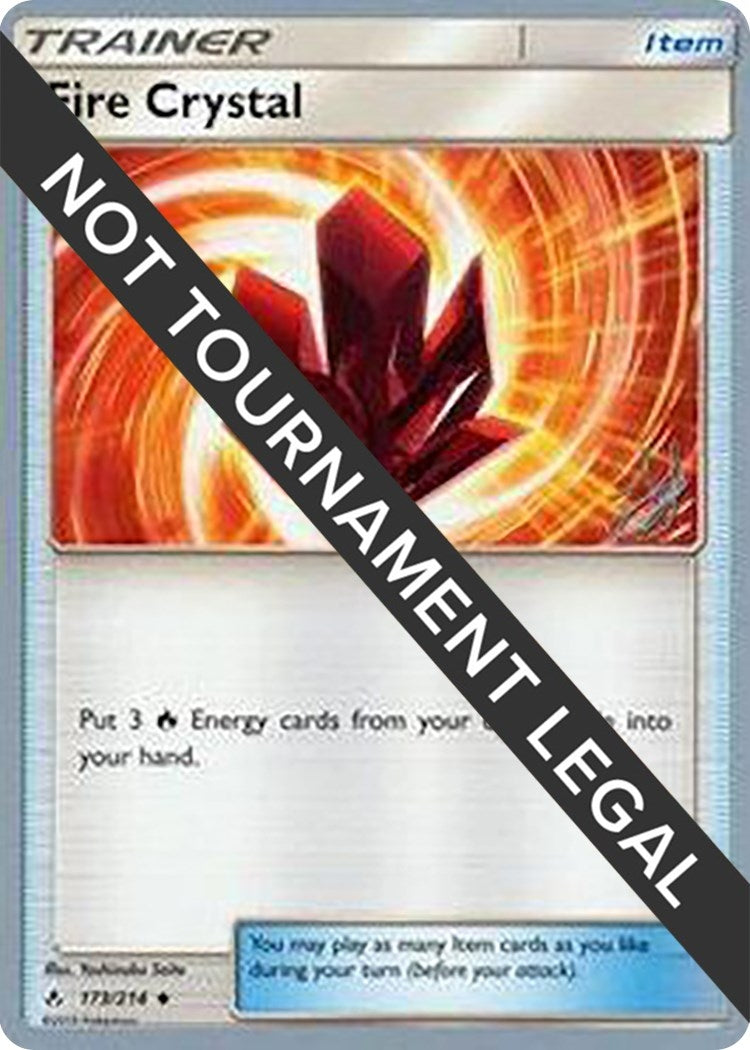 Image for Fire Crystal - 2019 (Henry Brand) (World Championship Decks) (173/214) - Pokemon