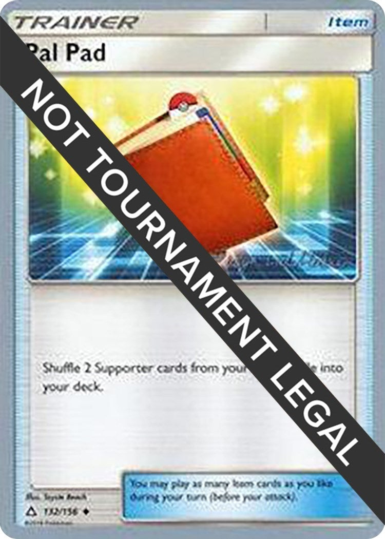 Image for Pal Pad - 2019 (Kaya Lichtleitner) (World Championship Decks) (132/156) - Pokemon