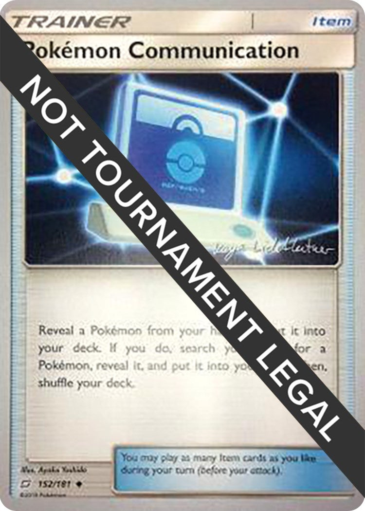 Image for Pokemon Communication - 2019 (Kaya Lichtleitner) (World Championship Decks) (152/181) - Pokemon