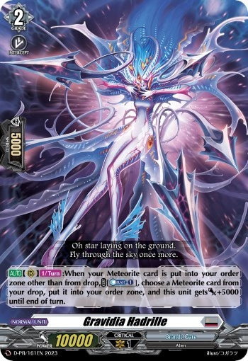Image for Gravidia Hadrille (D Promo Cards) (D-PR/161EN) - Cardfight Vanguard