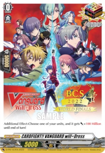 Image for CARDFIGHT!! VANGUARD will+Dress (World Finals 2022) (D Promo Cards) (D-PR/157EN) - Cardfight Vanguard