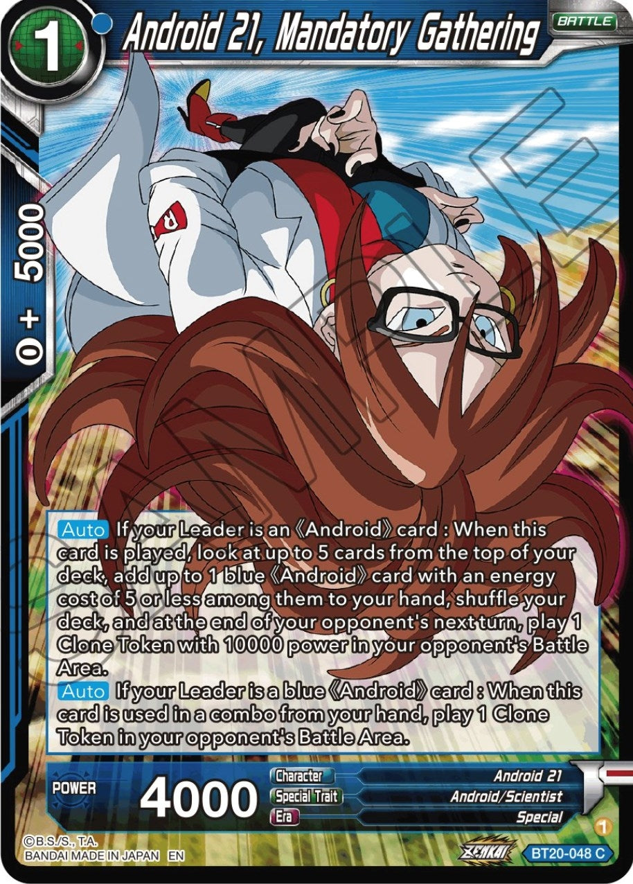 Image for Android 21, Mandatory Gathering (Power Absorbed) (BT20-048) - Dragon Ball Super: Masters