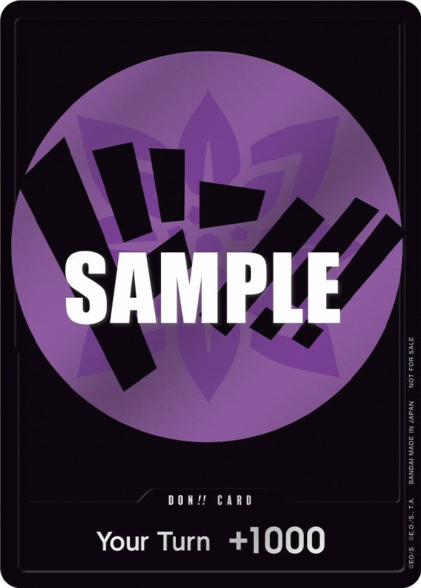 Image for DON!! Card (Purple) (One Piece Promotion Cards) - One Piece Card Game