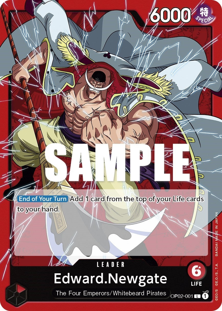 Image for Edward.Newgate (001) (Paramount War) (OP02-001) - One Piece Card Game