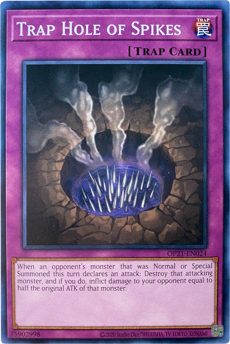 Image for Trap Hole of Spikes (OTS Tournament Pack 21) (OP21-EN024) - YuGiOh