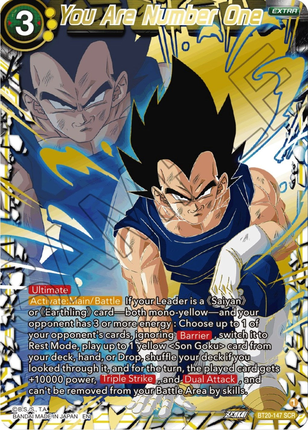 Image for You Are Number One (Power Absorbed) (BT20-147) - Dragon Ball Super: Masters