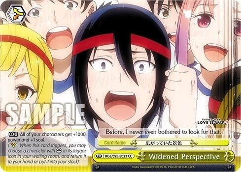 Image for Widened Perspective (Kaguya-Sama: Love is War?) (KGL/S95-E023 CC) - Weiss Schwarz