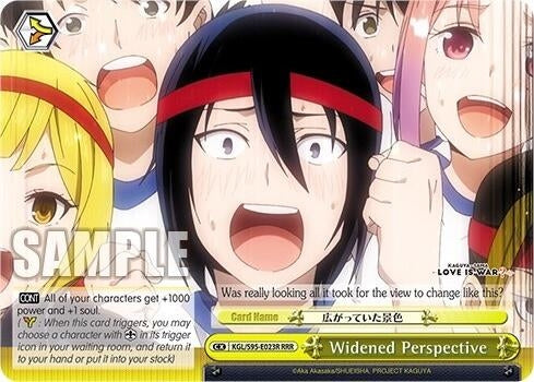Image for Widened Perspective (RRR) (Kaguya-Sama: Love is War?) (KGL/S95-E023R RRR) - Weiss Schwarz