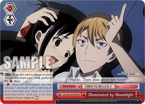 Image for Illuminated by Moonlight (RRR) (Kaguya-Sama: Love is War?) (KGL/S95-E073R RRR) - Weiss Schwarz