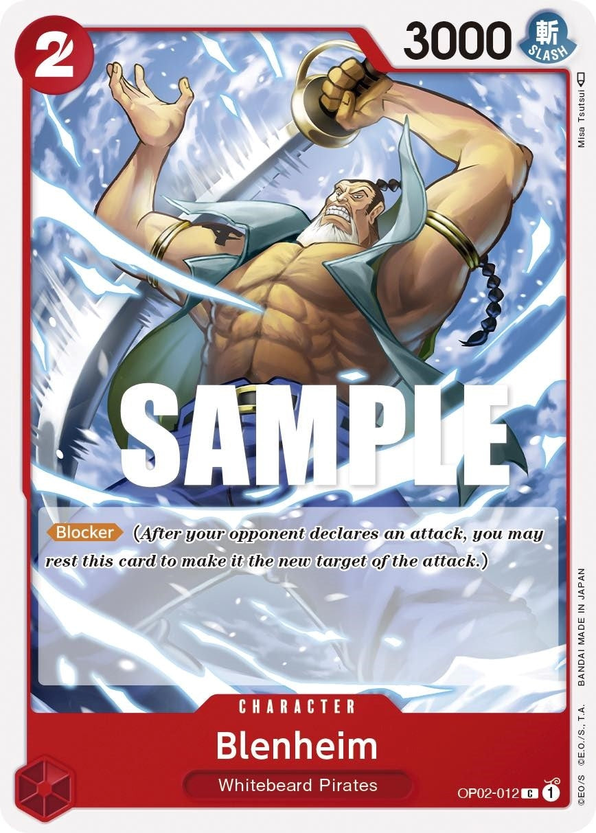 Image for Blenheim (Paramount War) (OP02-012) - One Piece Card Game