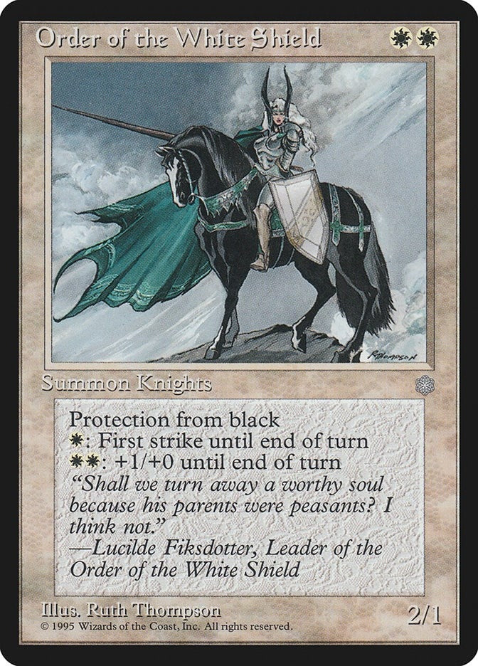 Image for Order of the White Shield (Ice Age) (270) - Magic: The Gathering