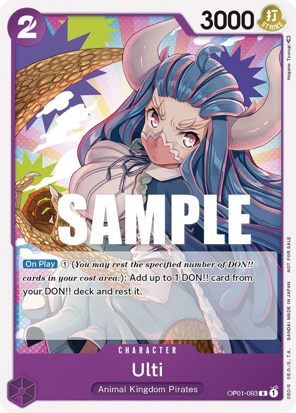 Image for Ulti (Promotion Pack 2023) (One Piece Promotion Cards) (OP01-093) - One Piece Card Game