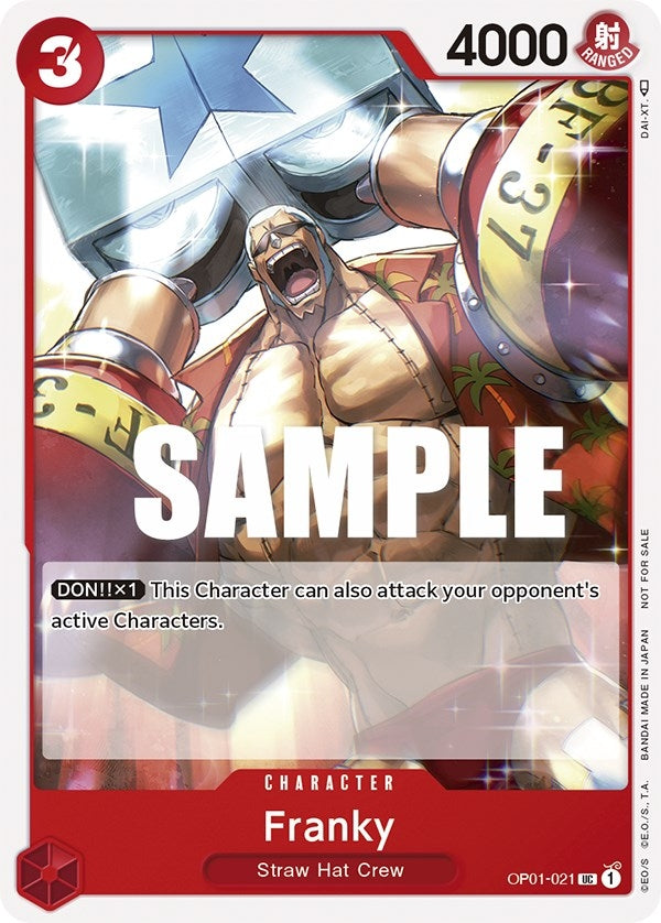 Image for Franky (Tournament Pack Vol. 2) (One Piece Promotion Cards) (OP01-021) - One Piece Card Game
