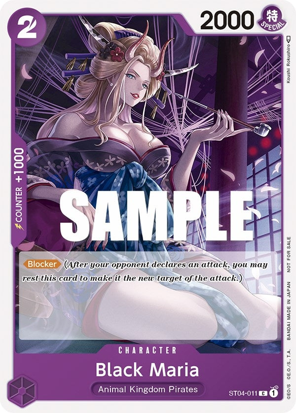 Image for Black Maria (Tournament Pack Vol. 2) (One Piece Promotion Cards) (ST04-011) - One Piece Card Game