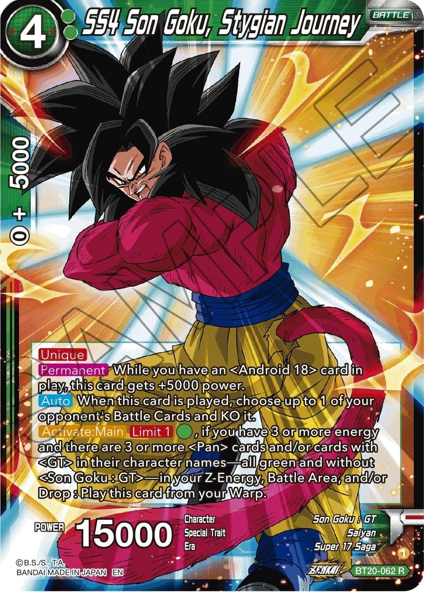 Image for SS4 Son Goku, Stygian Journey (Power Absorbed) (BT20-062) - Dragon Ball Super: Masters