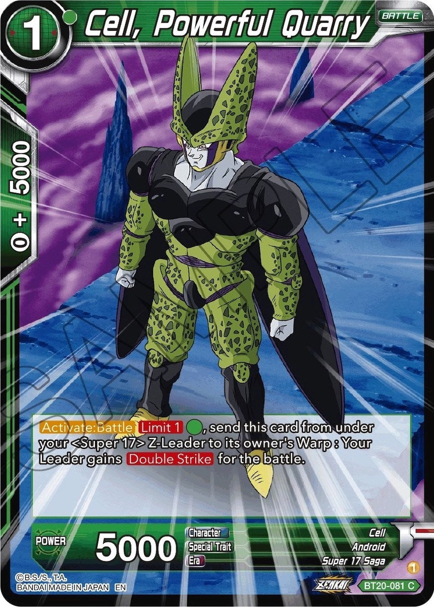 Image for Cell, Powerful Quarry (Power Absorbed) (BT20-081) - Dragon Ball Super: Masters