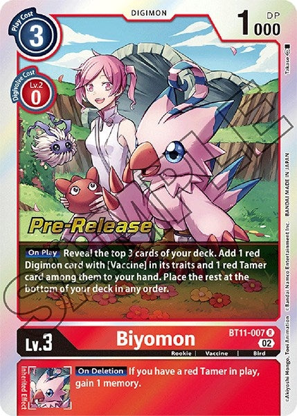 Image for Biyomon (BT11-007 R) (BT11_PR) - Digimon Card Game