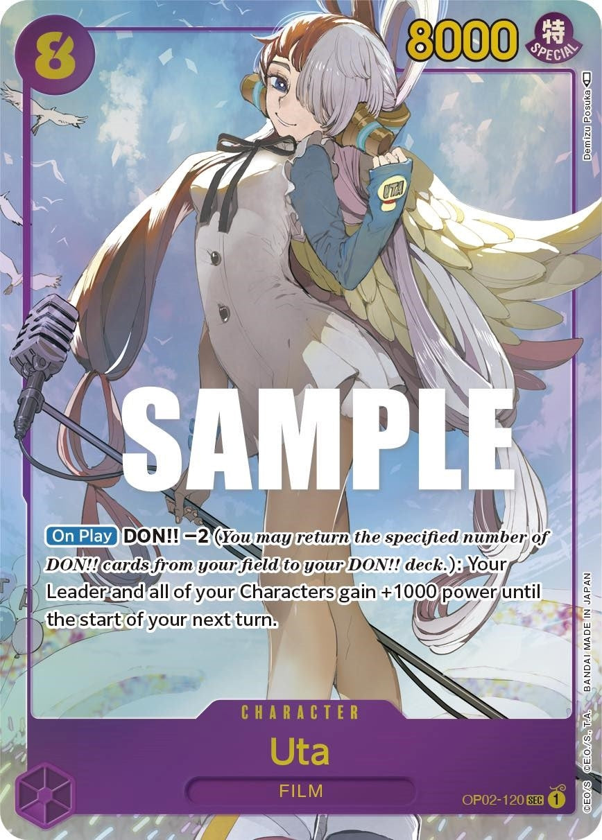 Image for Uta (Alternate Art) (Paramount War) (OP02-120) - One Piece Card Game