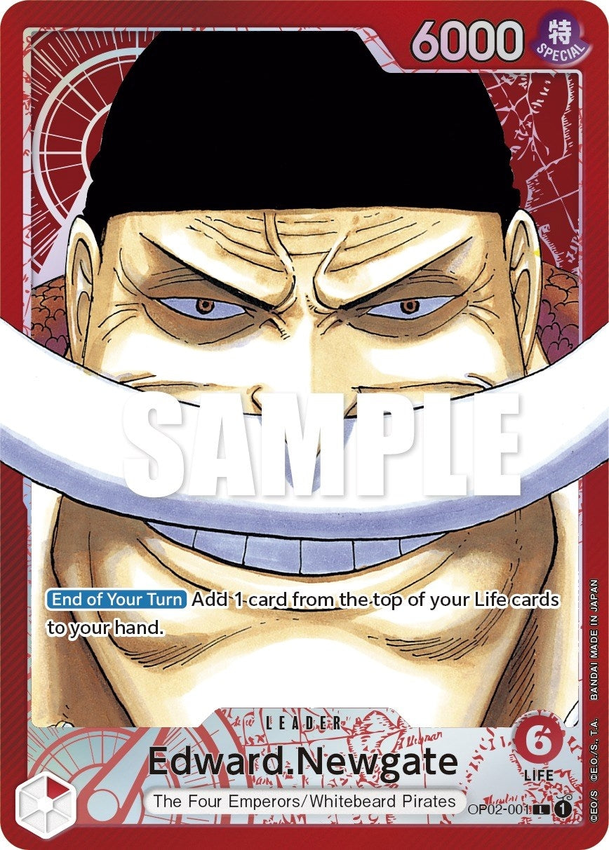 Image for Edward.Newgate (001) (Alternate Art) (Paramount War) (OP02-001) - One Piece Card Game