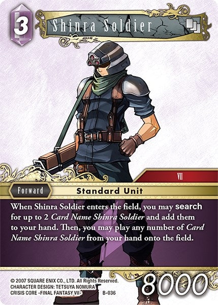 Image for Shinra Soldier - Final Fantasy TCG