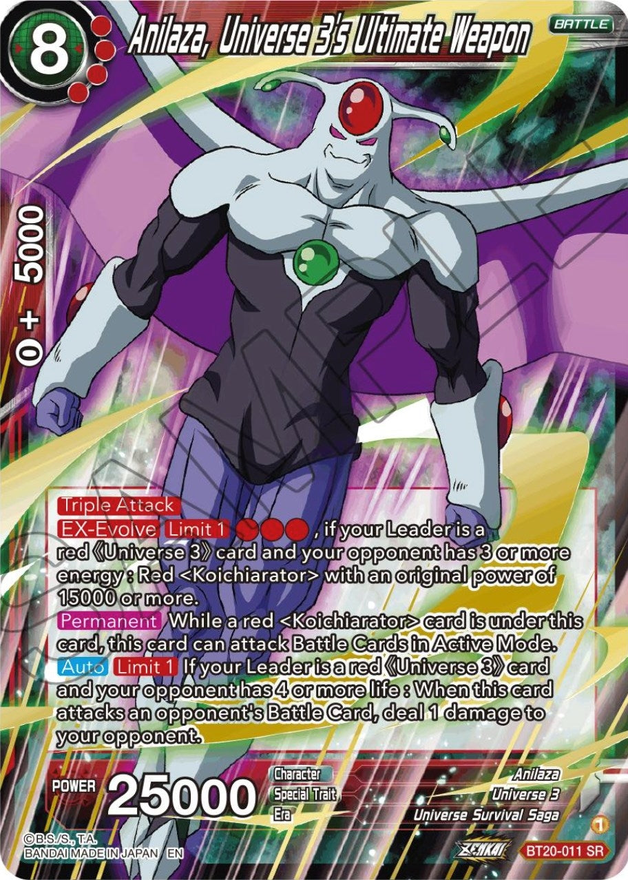 Image for Anilaza, Universe 3's Ultimate Weapon (Power Absorbed) (BT20-011) - Dragon Ball Super: Masters