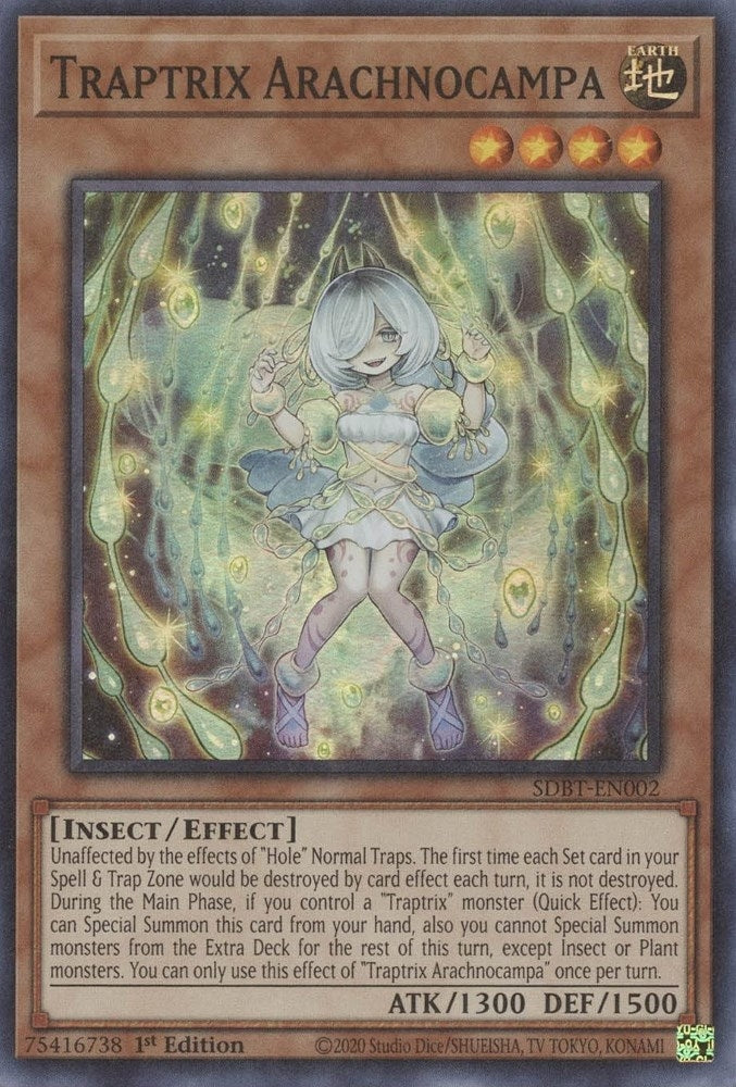 Image for Traptrix Arachnocampa (Structure Deck: Beware of Traptrix) (SDBT-EN002) - YuGiOh