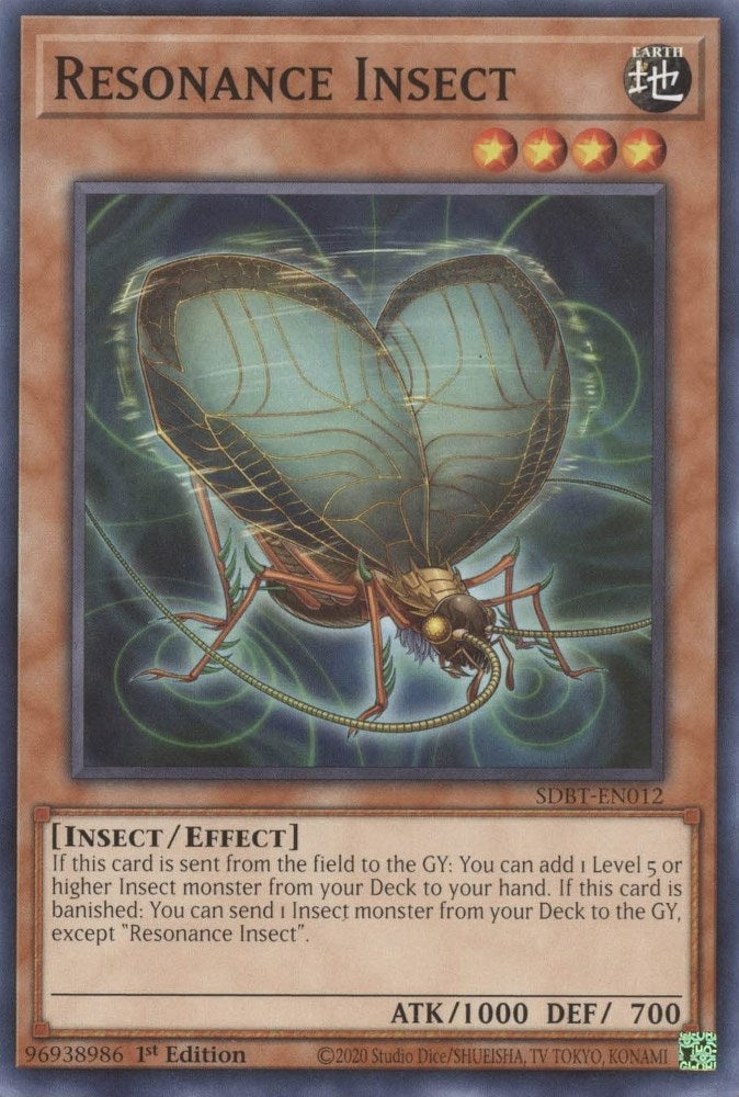 Image for Resonance Insect (Structure Deck: Beware of Traptrix) (SDBT-EN012) - YuGiOh