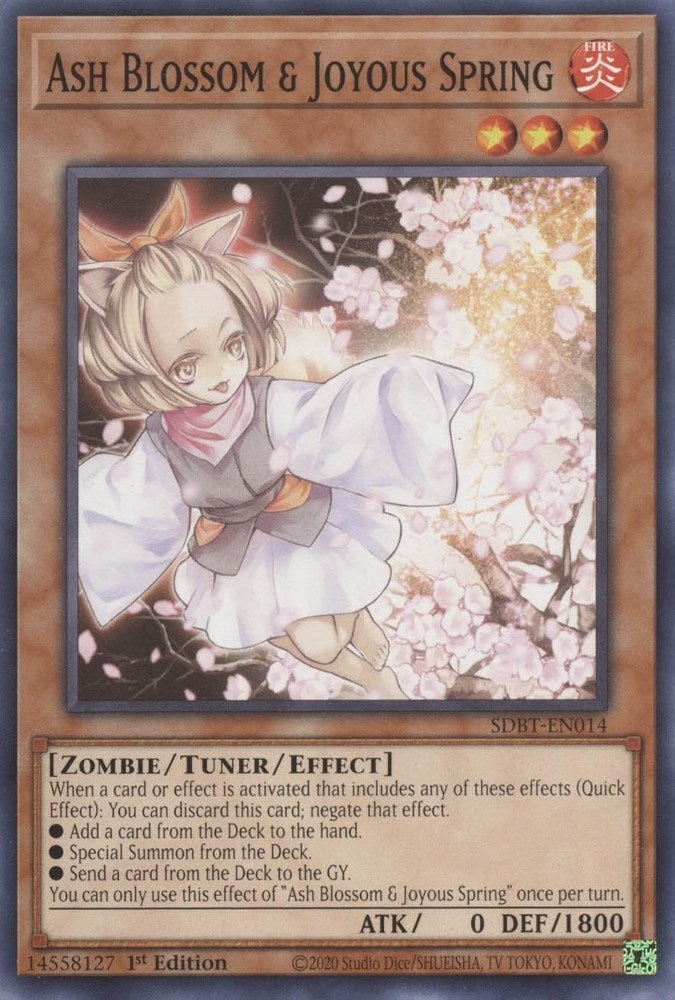 Image for Ash Blossom & Joyous Spring (Structure Deck: Beware of Traptrix) (SDBT-EN014) - YuGiOh
